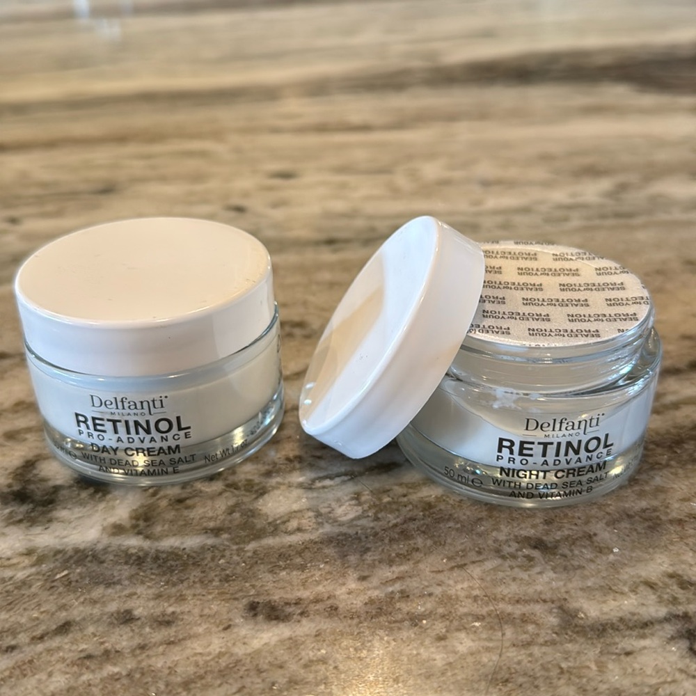 Delfanti retinol day and night cream